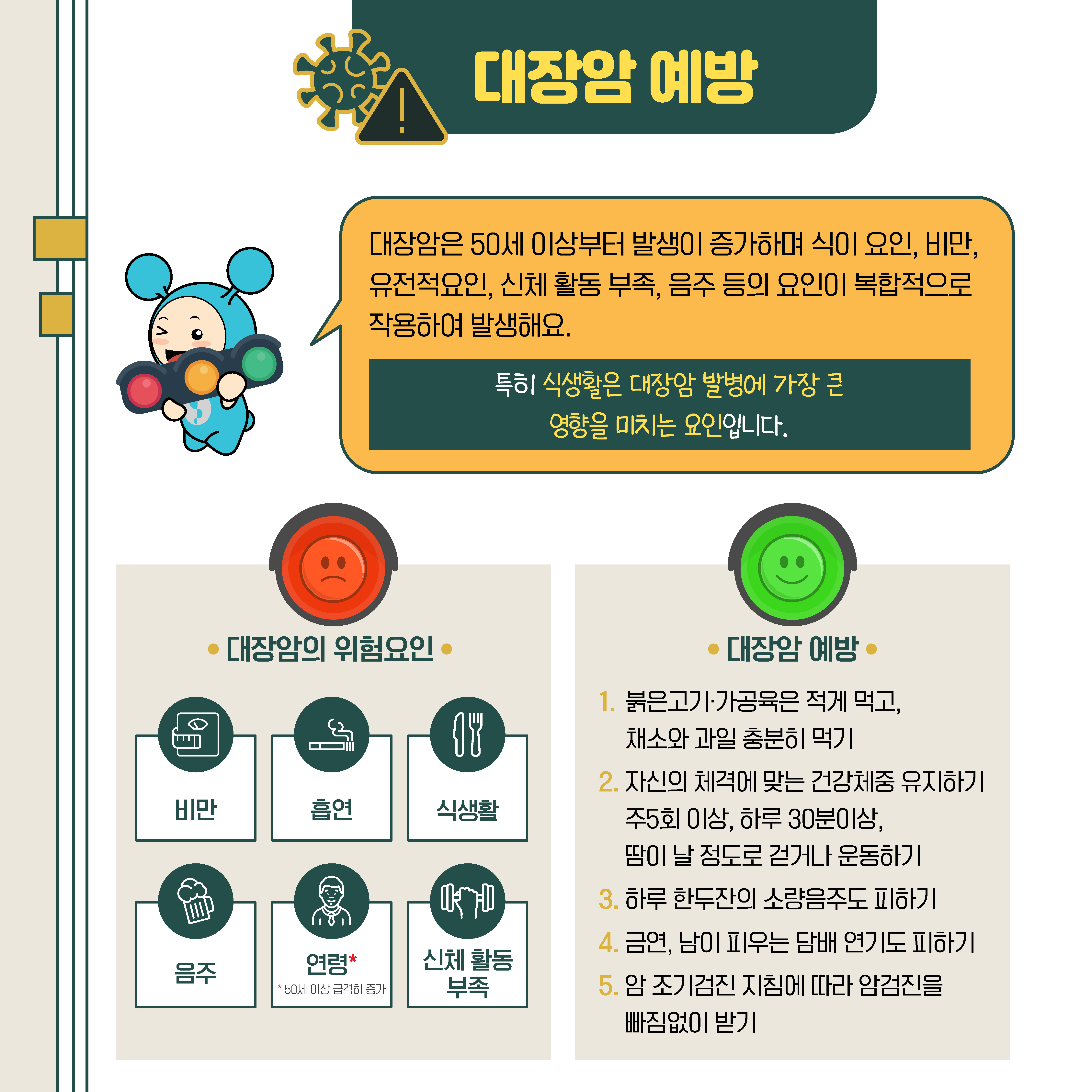 올바른 암정보 소문내기 이벤트 '대장암 걱정말암'4