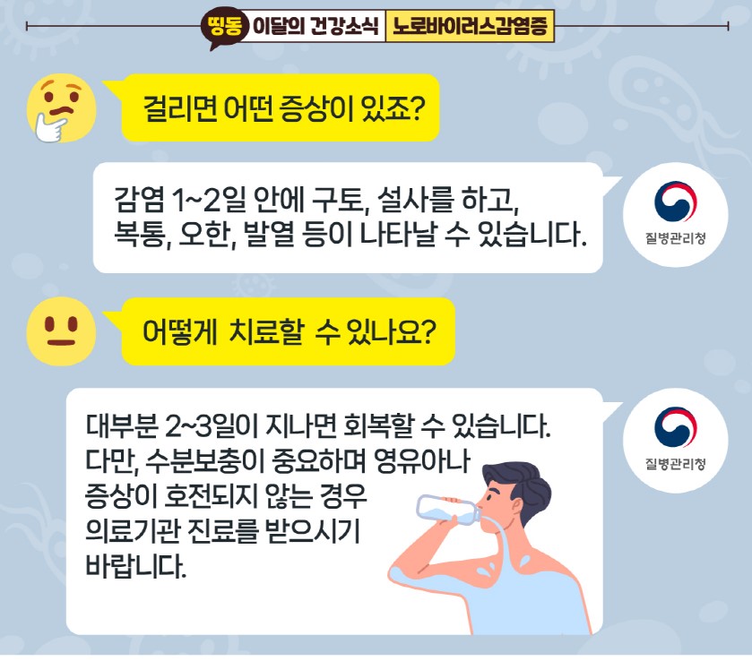 지금 우리가 알아야 하는 질병이야기 #6 노로바이러스감염증3