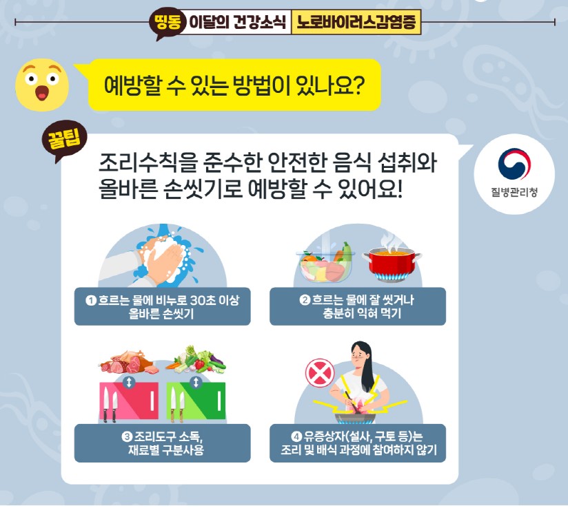 지금 우리가 알아야 하는 질병이야기 #6 노로바이러스감염증5