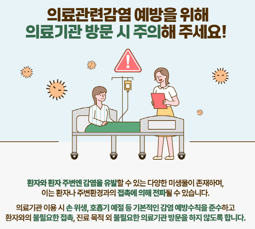 지금 우리가 알아야 하는 질병이야기 #7  의료관련감염1