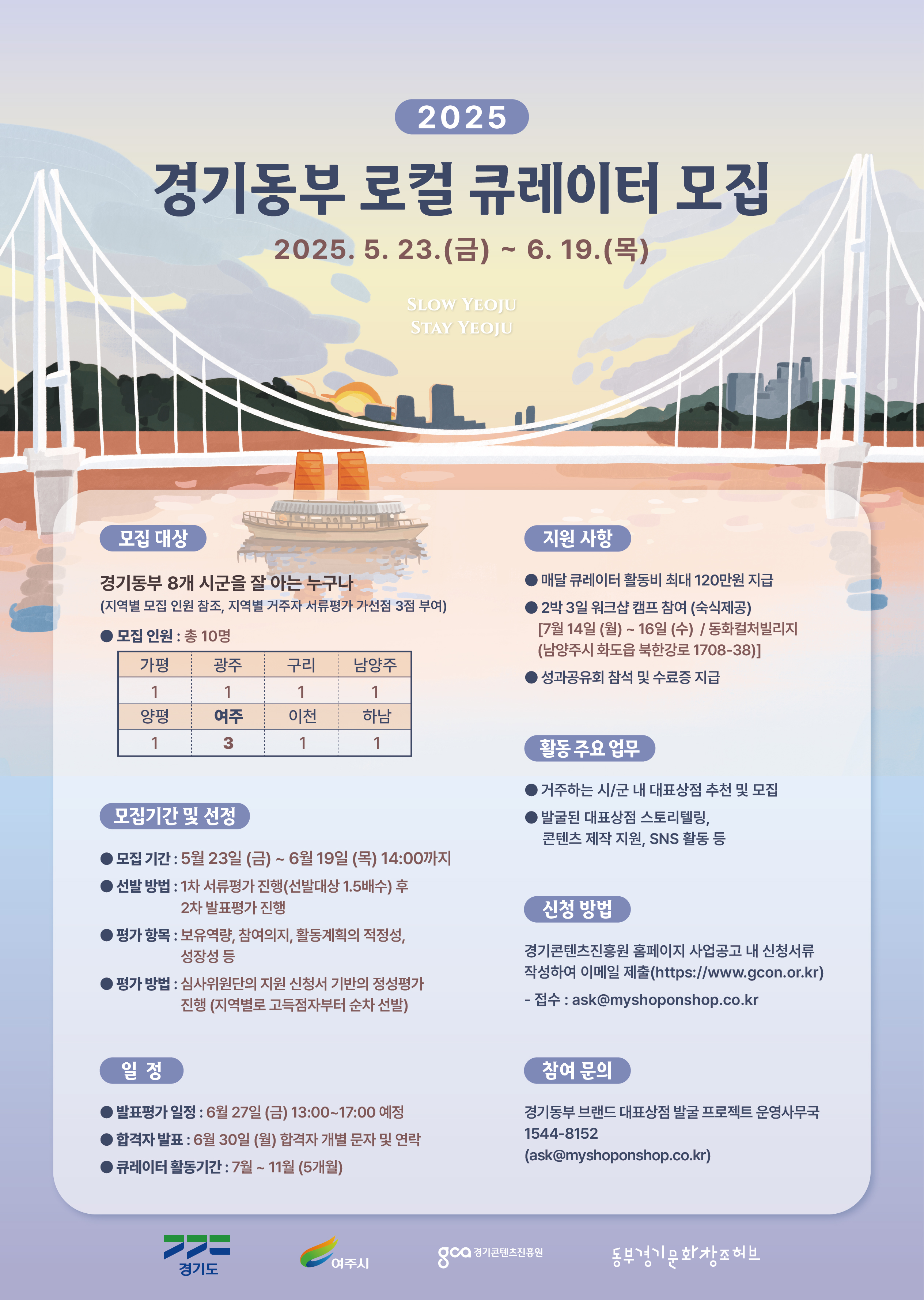 2025년 경기동부 로컬 큐레이터 모집 안내0