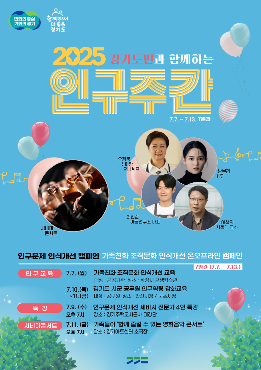 2025년 경기도 인구주간 행사 안내0