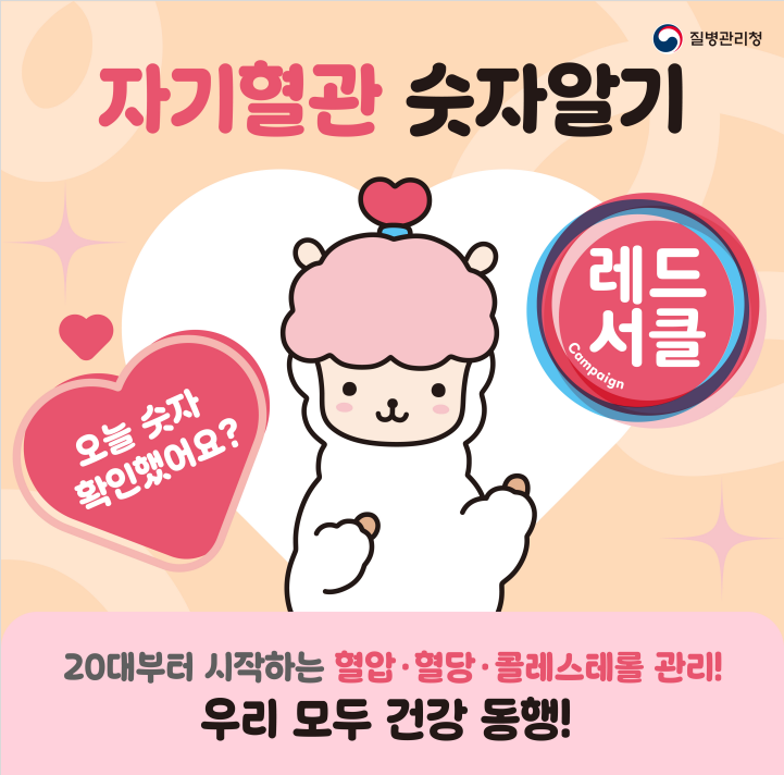 2026년 자기혈관 숫자알기, 레드서클 캠페인 홍보0