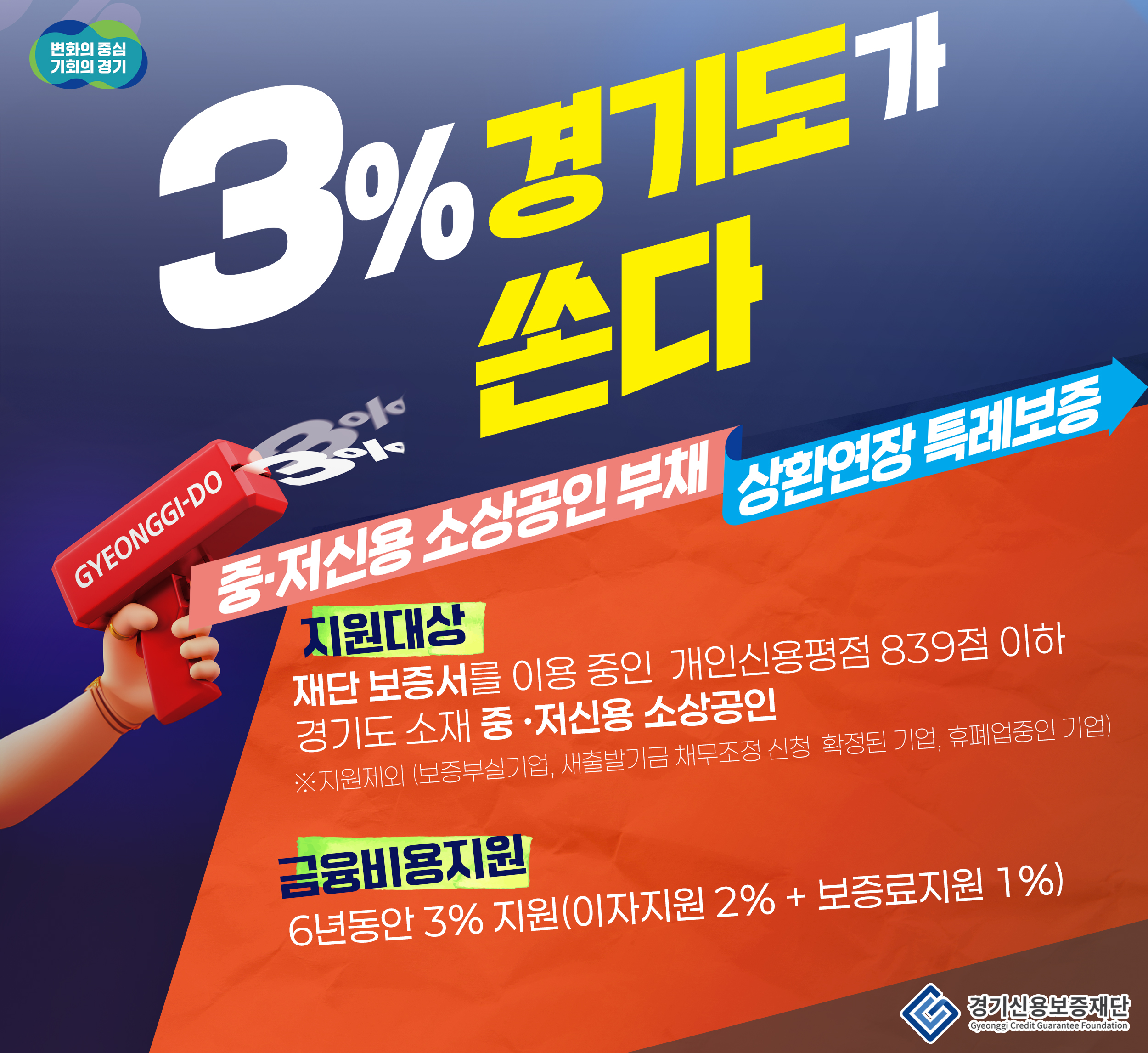 [경기신용보증재단]중·저신용 소상공인 부채 상환연장 특례보증0