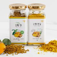 강황 세트(가루 100g, 스테비아 환 180g), 총 3병 이미지