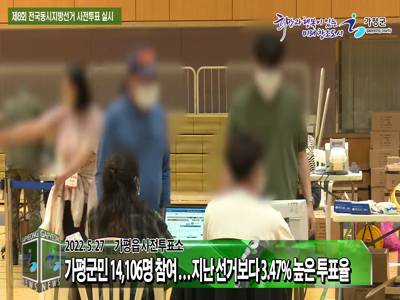 제8회 전국동시지방선거 사전투표 실시 이미지