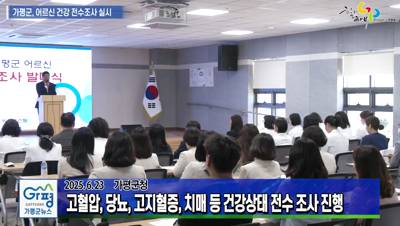 가평군 어르신 건강 전수조사 발대식 이미지