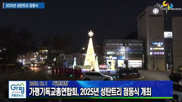 2025년 성탄트리 점등식 이미지