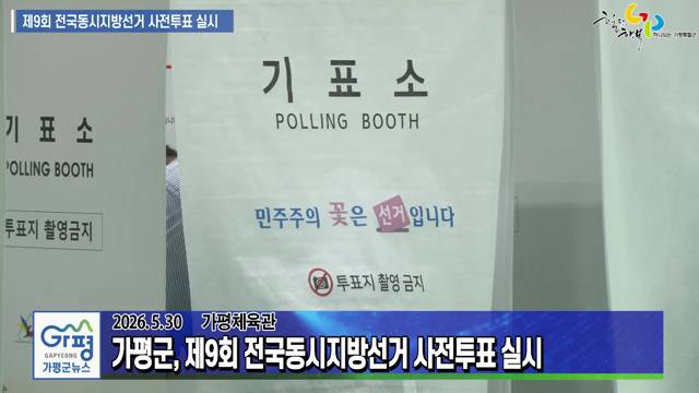 제9회 전국동시지방선거 사전투표 이미지