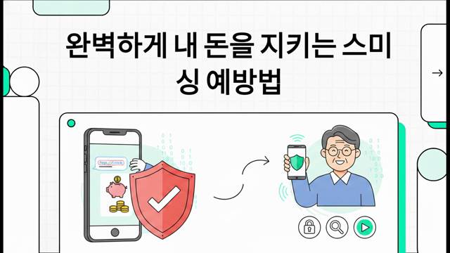 완벽하게 내 돈을 지키는 스미싱 예방법 이미지